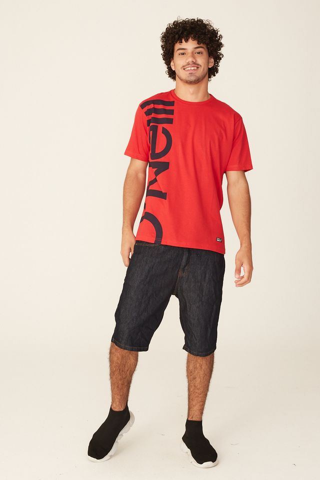 Camiseta-Oneill-Estampada-Big-Logo-Vermelha