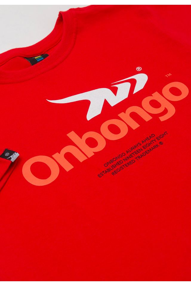 Camiseta-Onbongo-Juvenil-Estampada-Vermelha