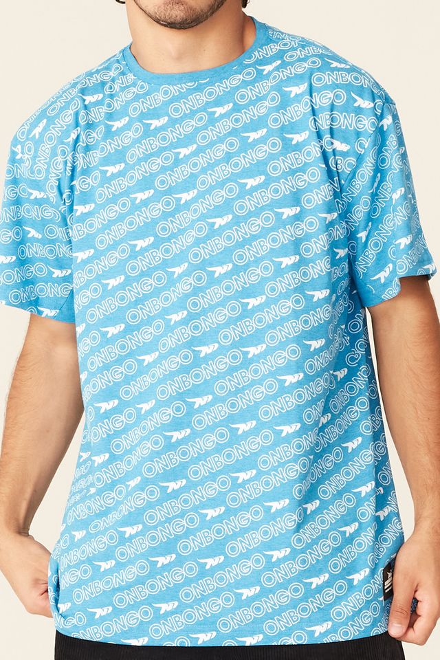 Camiseta-Onbongo-Plus-Size-Especial-Azul-Mescla