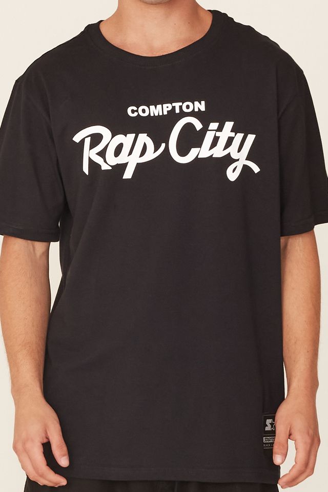 Camiseta-Starter-Estampada-Compton-Rap-City-Preta