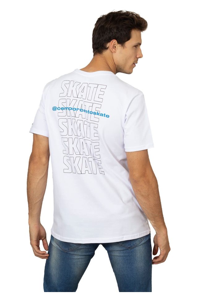 Camiseta-Starter-Estampada-Collab-Cemporcento-Skate-Branca