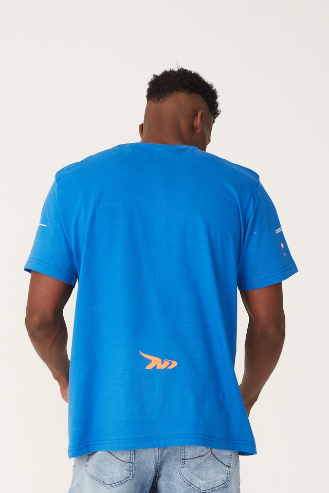 Camiseta-Onbongo-Estampada-Alive-Azul