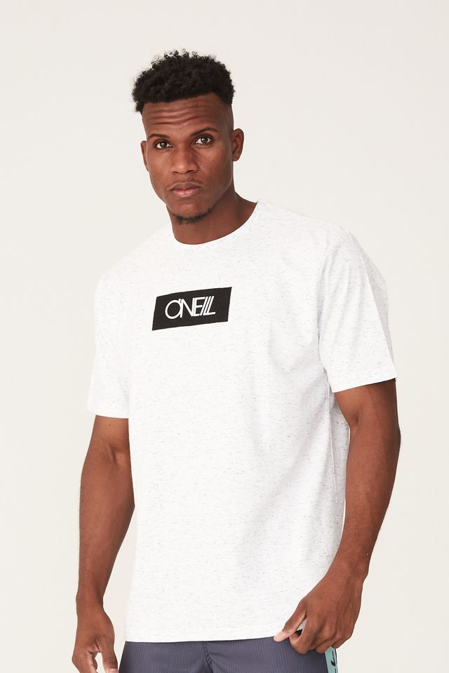 Camiseta-Oneill-Estampada-Brand-Logo-Branca-Mescla