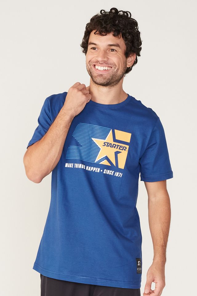 Camiseta-Starter-Estampada-Azul