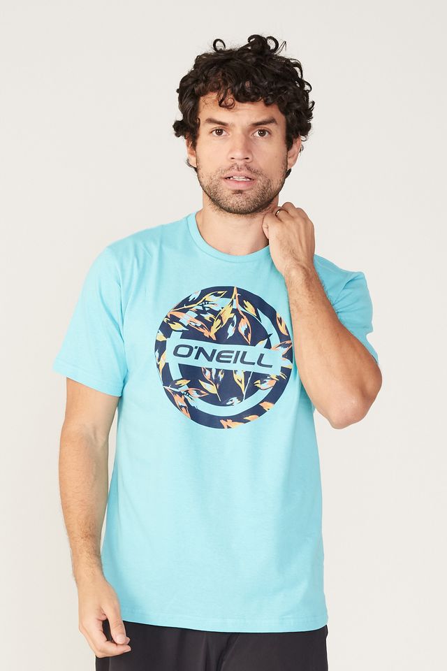 Camiseta-Oneill-Estampada-Azul