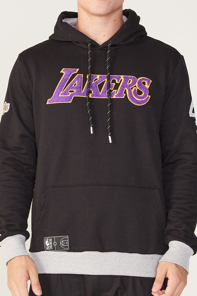 los angeles lakers purple moletom com capuz