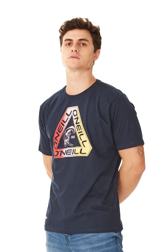 Camiseta-Oneill-Estampada-Azul-Marinho