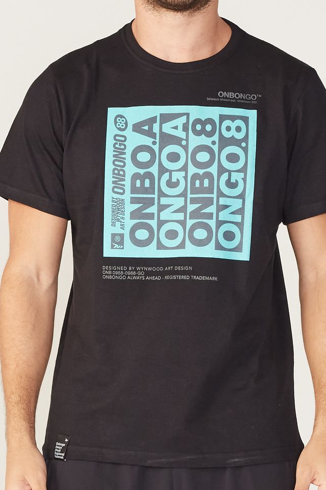 Camiseta-Onbongo-Estampada-Big-Logo-Box-Preta