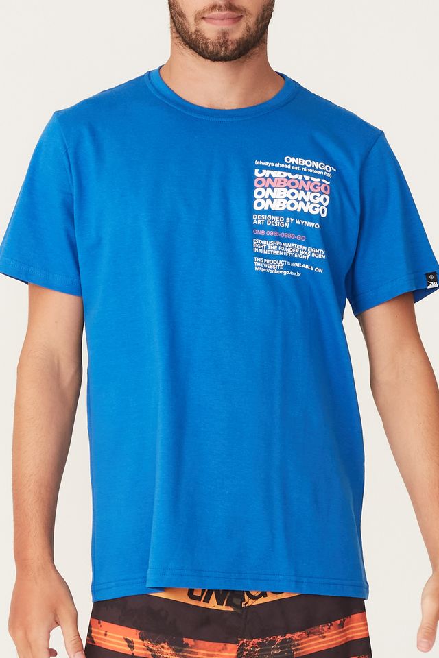 Camiseta-Onbongo-Estampada-Wynwood-Azul