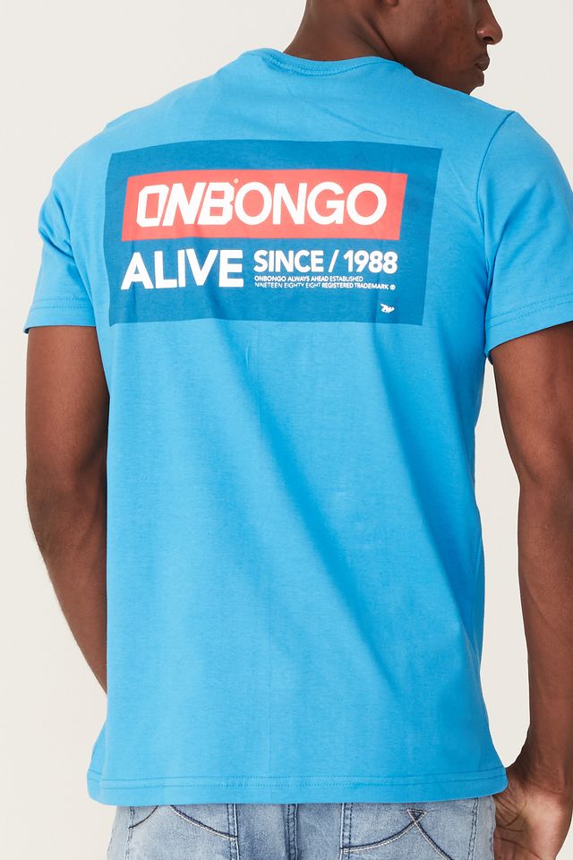 Camiseta-Onbongo-Alive-Azul-Turquesa