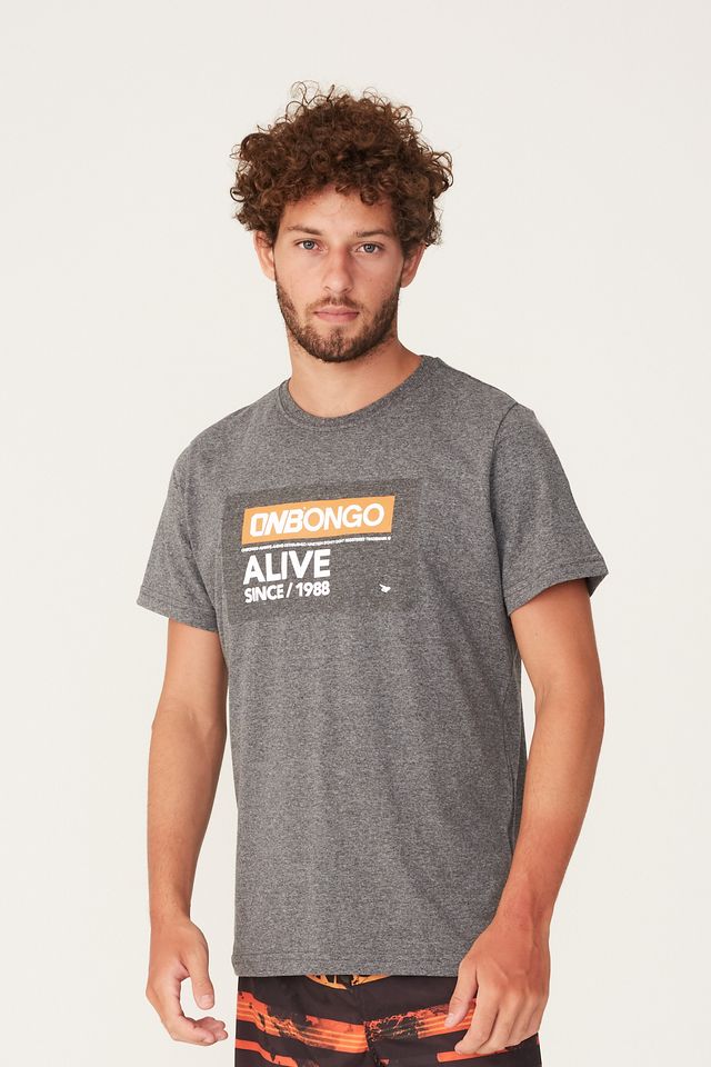 Camiseta-Onbongo-Alive-Cinza-Mescla-Escuro
