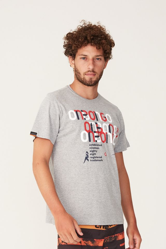 Camiseta-Onbongo-Estampada-Brand-Lettering-Cinza-Mescla