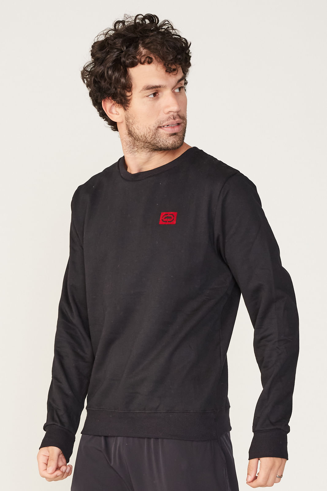 Moletom Ecko Fechado Gola Careca Preto Menor preço em Moletom Ecko Fechado Gola Careca Preto