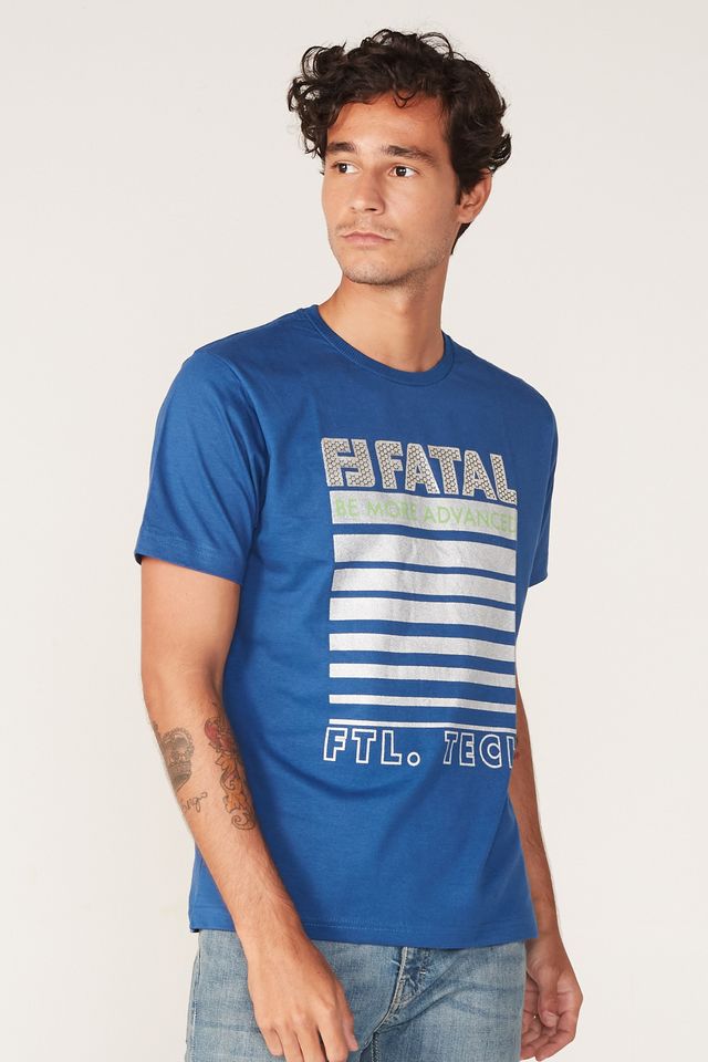 Camiseta-Fatal-Estampada-Azul