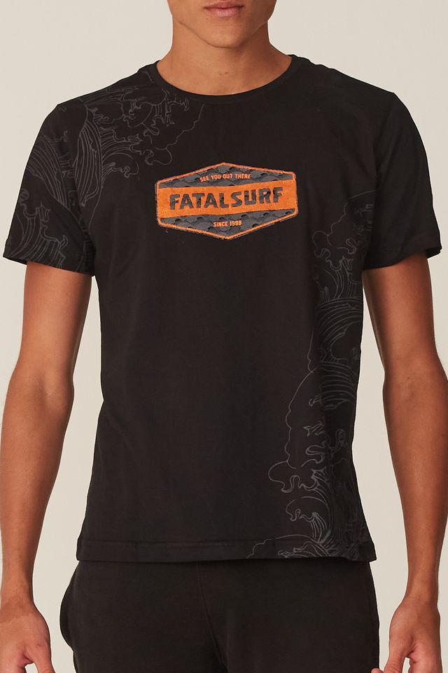 Camiseta-Fatal-Estampada-Preta
