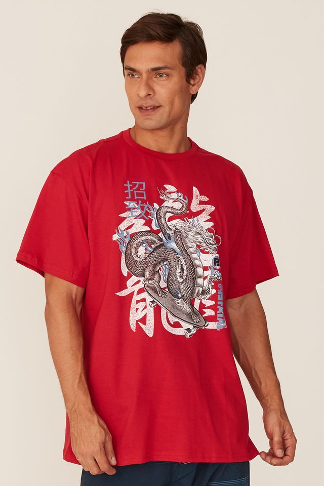 Camiseta-Fatal-Plus-Size-Estampada-Vermellha