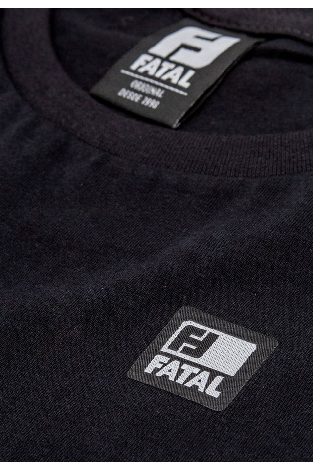 Camiseta-Fatal-Infantil-Especial-Preta