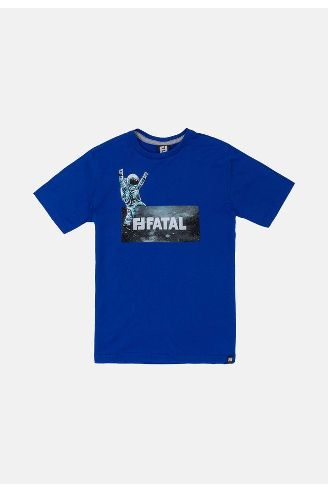 Camiseta-Fatal-Juvenil-Estampada-Azul-Royal