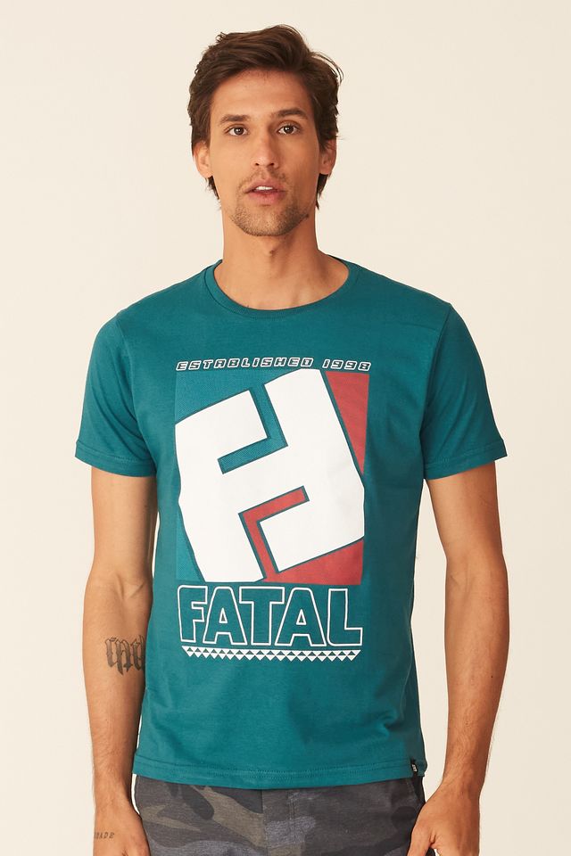 Camiseta-Fatal-Estampada-Verde