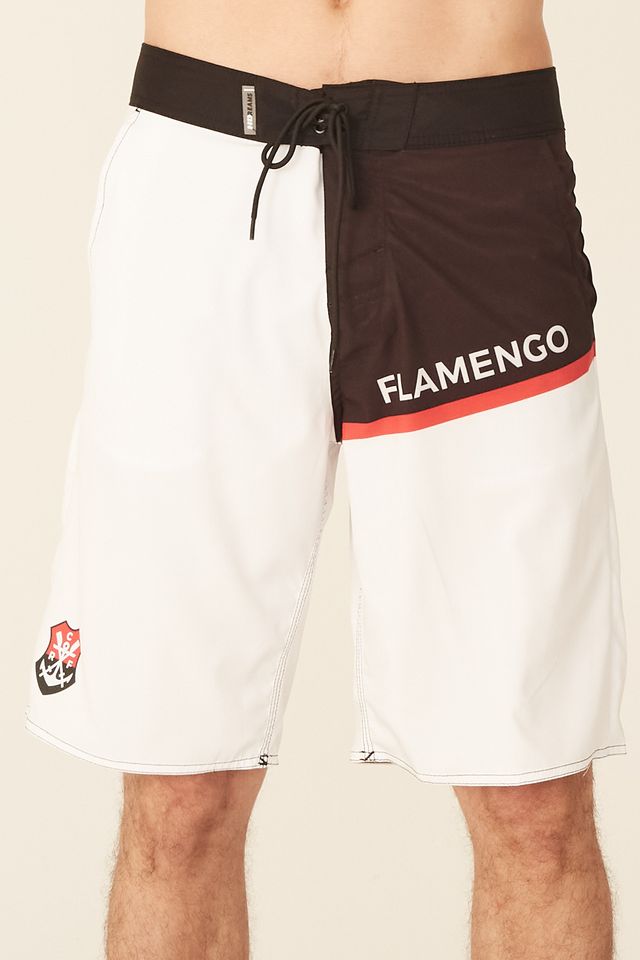 Boardshort-HD-Collab-Flamengo-Oficial-Branco