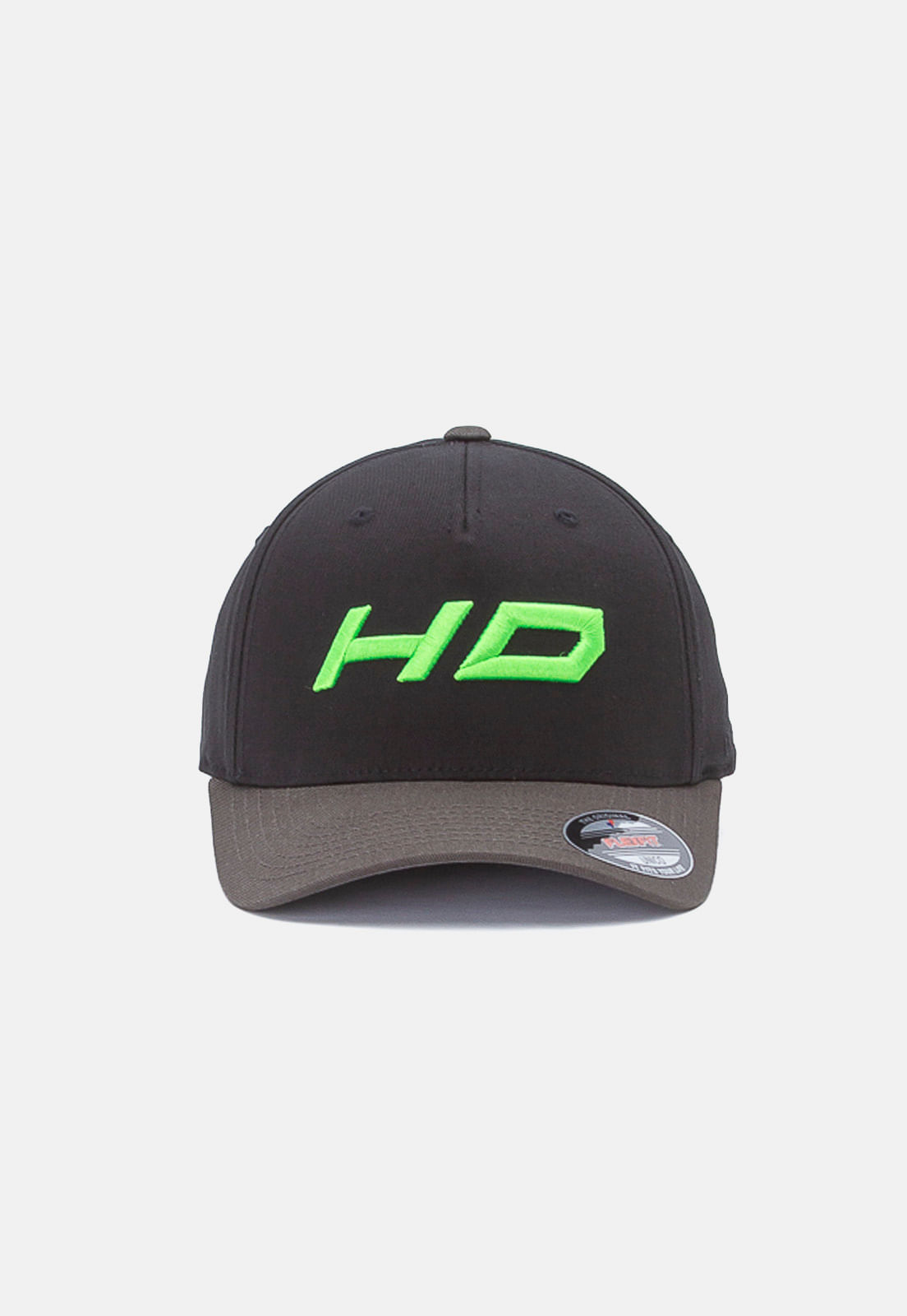 Boné HD Aba Curva Flex Fit New Trad Preto - HawaiianDreams
