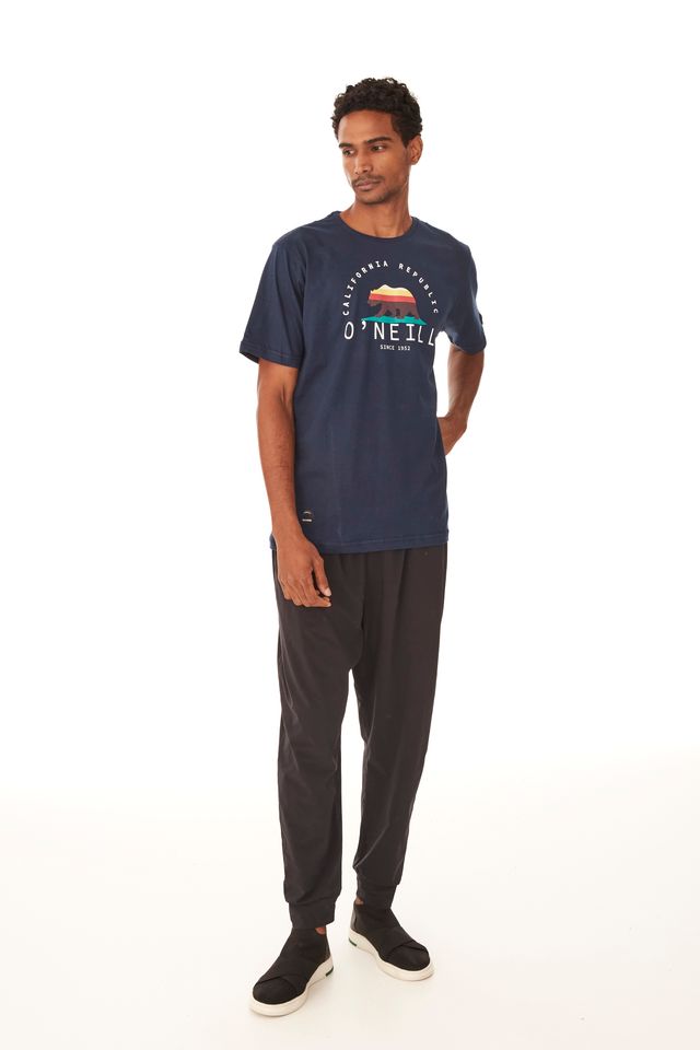 Camiseta-Oneill-Estampada-Azul-Marinho