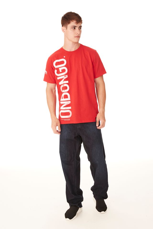 Camiseta-Onbongo-Estampada-Vermelha