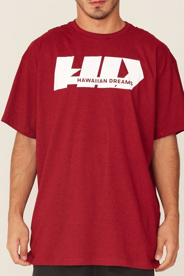 Camiseta-HD-Plus-Size-Estampada-Vermelha-Mescla