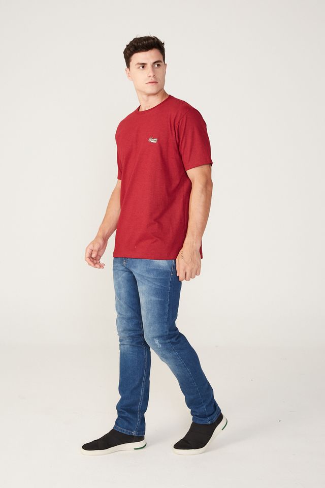 Camiseta-HD-Mini-Brand-Logo-Vermelha-Mescla