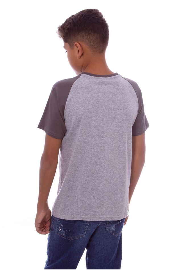 Camiseta-HD-Juvenil-Raglan-Estampada-Minimal-Cinza-Mescla