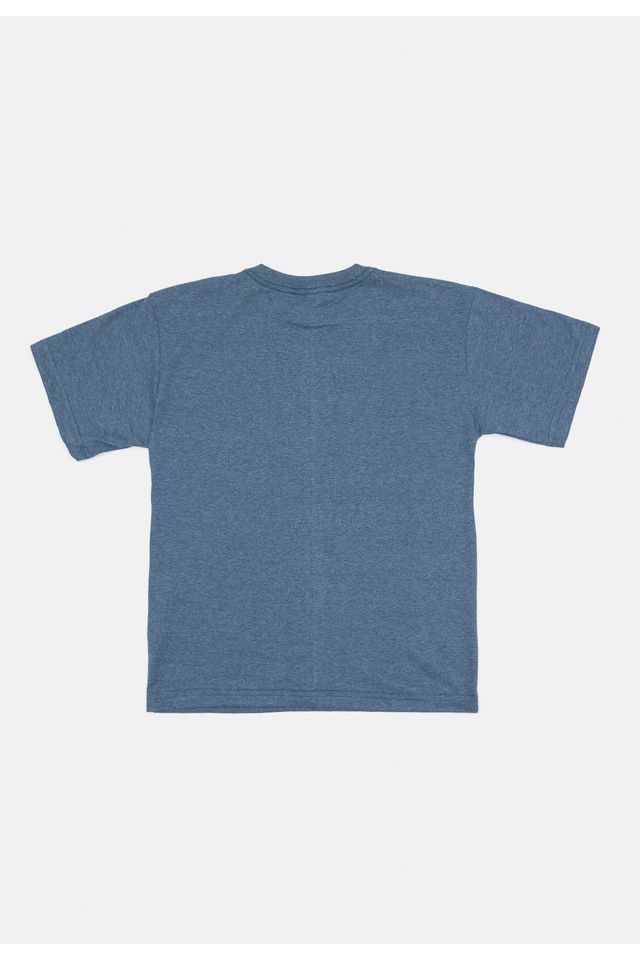 Camiseta-HD-Juvenil-Estampada-Azul-Mescla