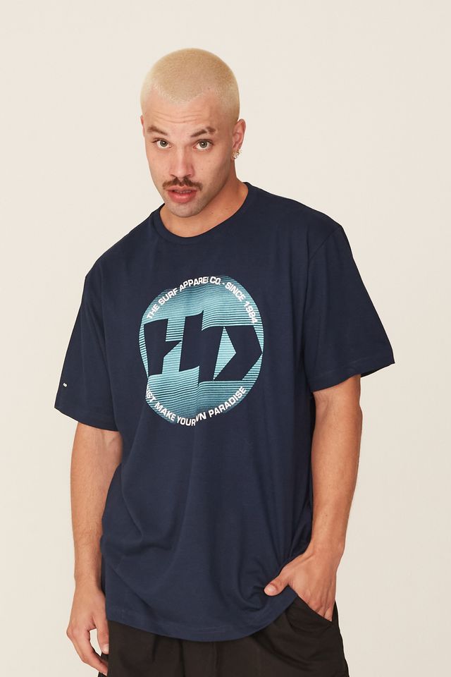 Camiseta-HD-Estampada-Azul-Marinho