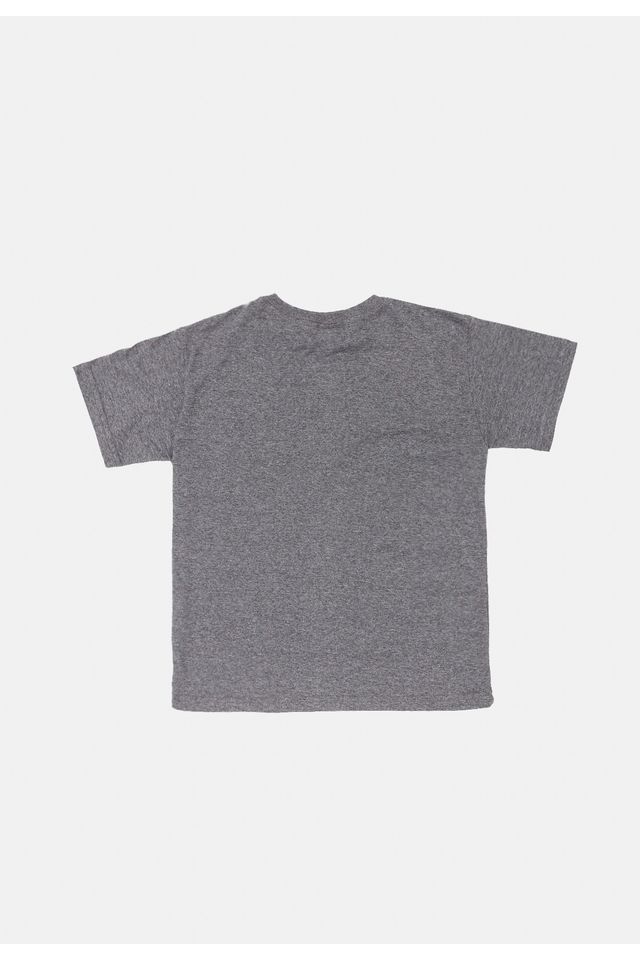 Camiseta-HD-Juvenil-Estampada-Cinza-Mescla-Escuro