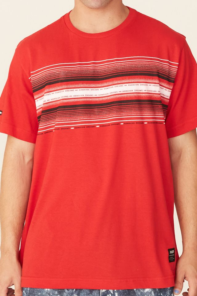 Camiseta-HD-Estampada-Listras-Vermelha