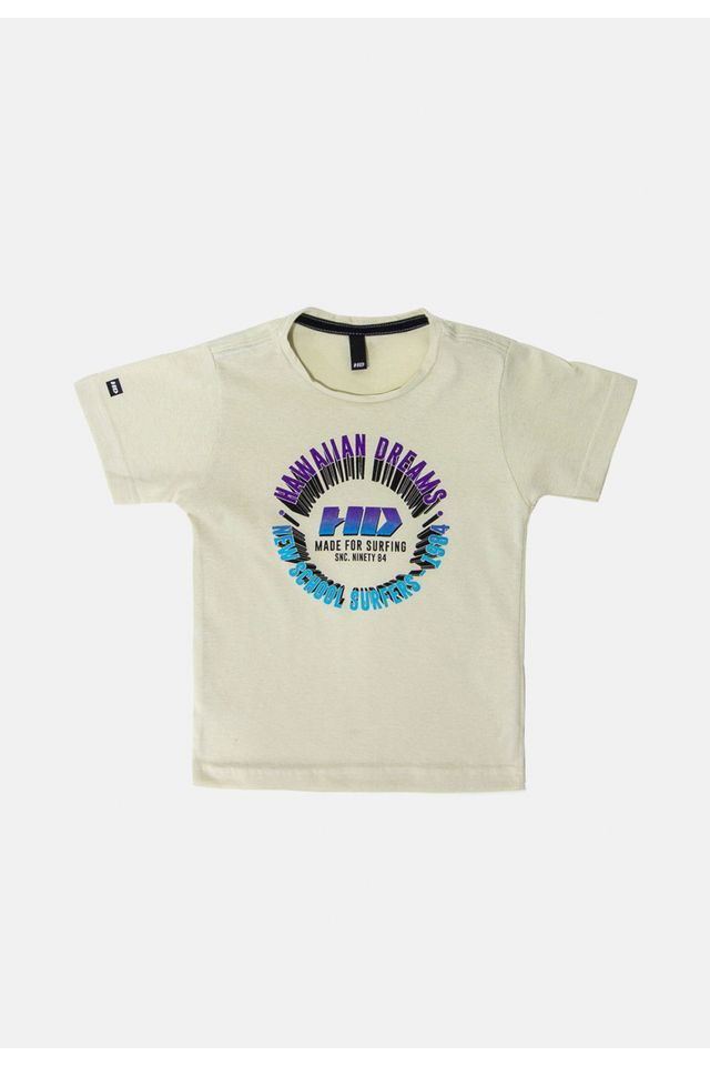 Camiseta-HD-Infantil-Estampada-Bege