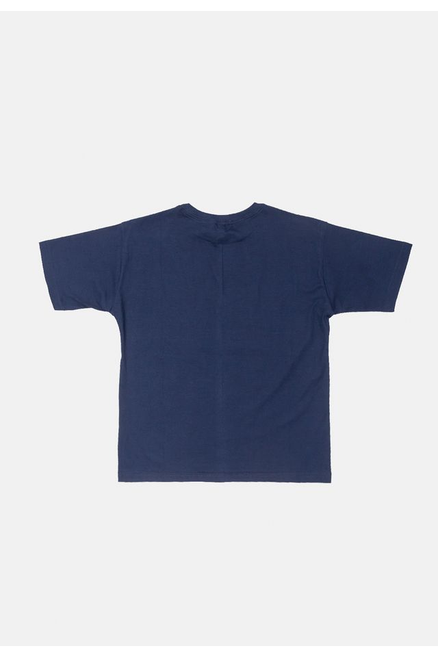 Camiseta-HD-Juvenil-Estampada-Azul-Marinho