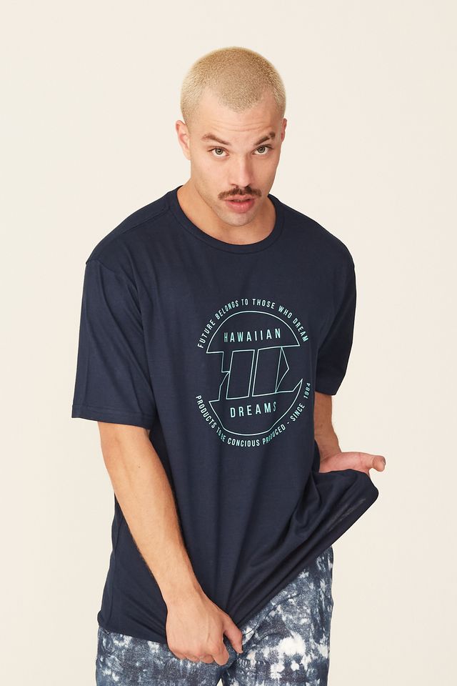 Camiseta-HD-Estampada-Future-Azul-Marinho
