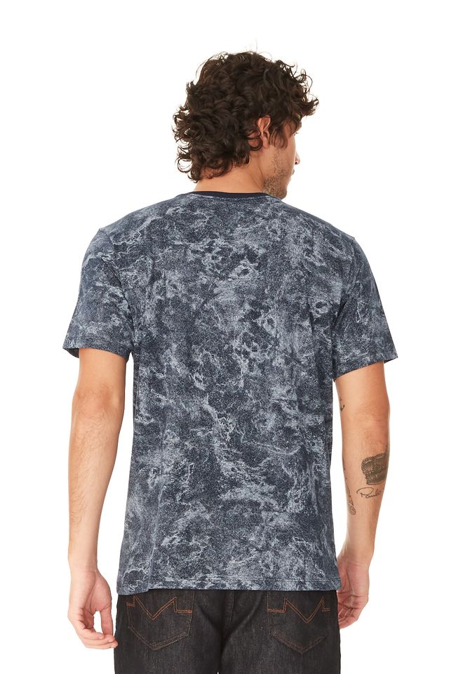 Camiseta-HD-Especial-Estampada-Tie-Dye-Mini-Logo-Azul-Marinho