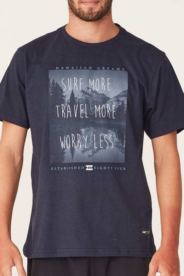 Camiseta-HD-Estampada-Surf-More-Worry-Less-Azul-Marinho