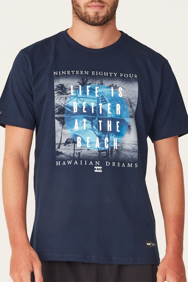 Camiseta-HD-Estampada-Life-Is-Better-At-The-Beach-Azul-Marinho