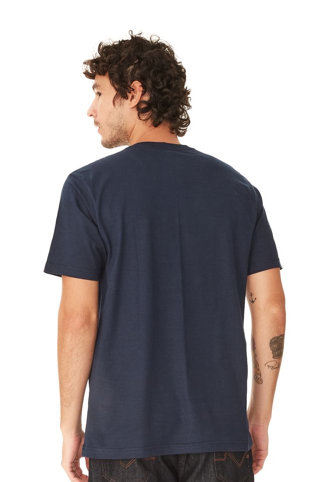 Camiseta-HD-Estampada-Brand-Logo-Lettering-Azul-Marinho