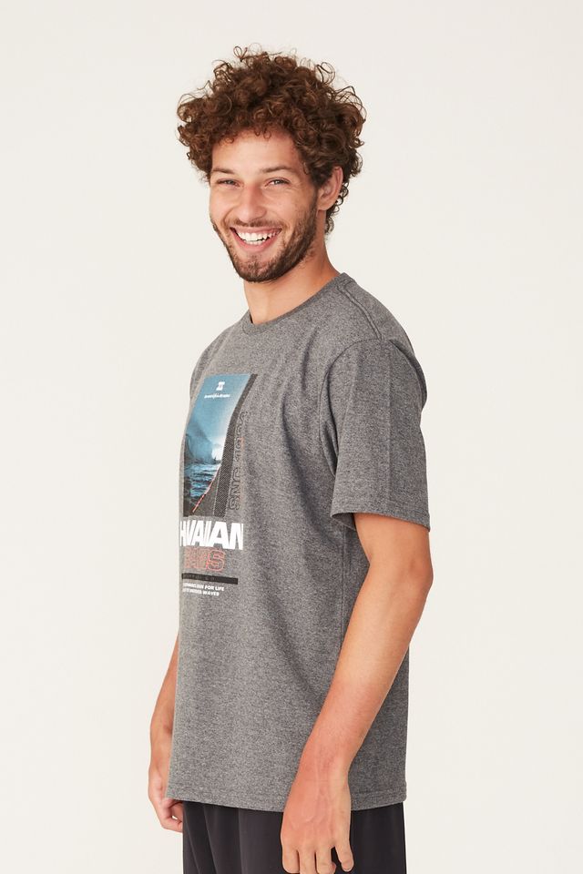 Camiseta-HD-Estampada-For-More-Life-In-The-Oceans-Cinza-Mescla-Escuro