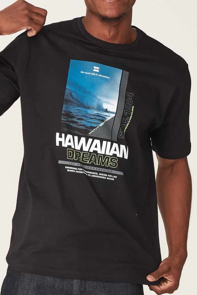 Camiseta-HD-Estampada-For-More-Life-In-The-Oceans-Preta