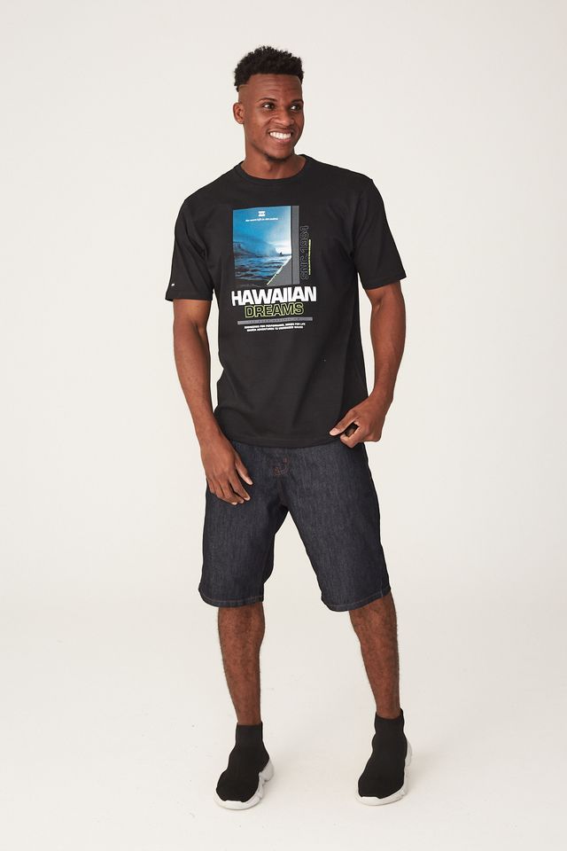 Camiseta-HD-Estampada-For-More-Life-In-The-Oceans-Preta