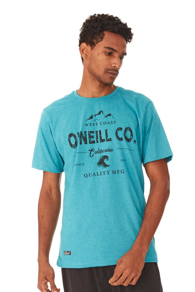 Camiseta-Oneill-Estampada-Verde-Mescla