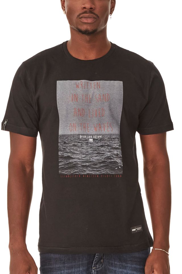 Camiseta-HD-Written-in-the-Sand-Preta