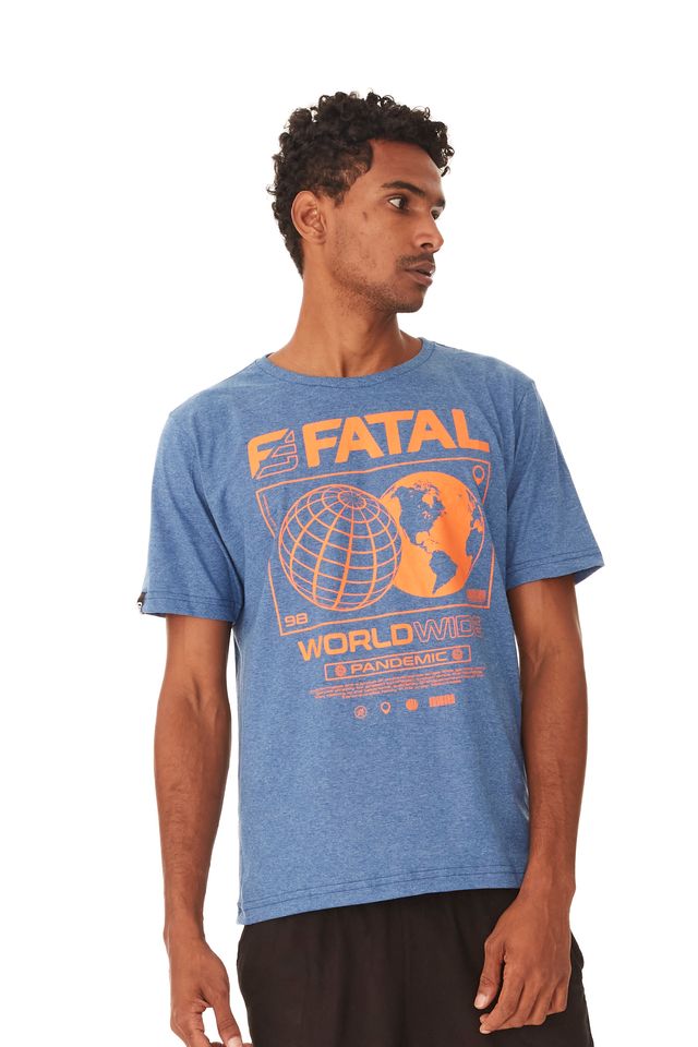 Camiseta-Fatal-World-Wide-Pandemic-Azul-Mescla