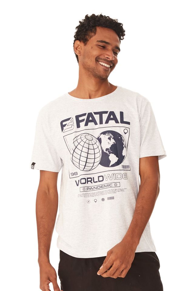 Camiseta-Fatal-World-Wide-Pandemic-Cinza-Mescla