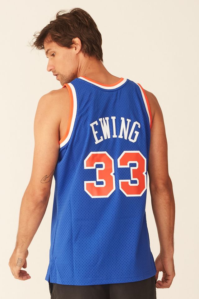 Regata-Mitchell---Ness-Swingman-Jersey-New-York-Knicks-Patrick-Ewing-Azul