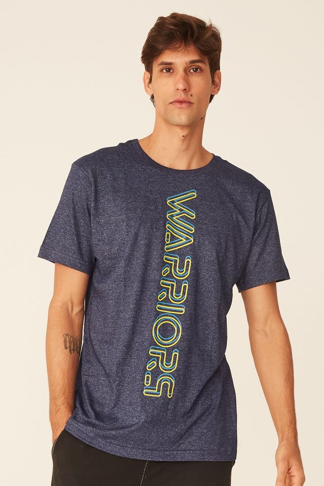 Camiseta-NBA-Especial-Golden-State-Warriors-Casual-Azul